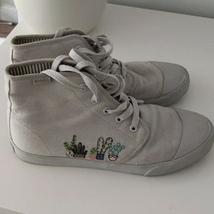 Bangs London Fog Grey Succulent High Tops (8)